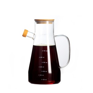 Poignée de pot d'huile d'ustensile de cuisine en verre de Borosilicate élevé <span class=keywords><strong>pour</strong></span> <span class=keywords><strong>le</strong></span> stockage de sauce d'assaisonnement de <span class=keywords><strong>vinaigre</strong></span> bouteille d'huile Durable <span class=keywords><strong>pour</strong></span> l'usage domestique - Product Image 1