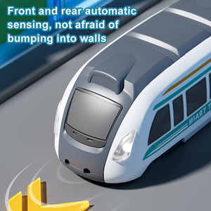 Modellino di Treno Elettrico a Induzione Personalizzato, Giocattolo Educativo in Plastica con Simulazione di Treno ad Alta Velocità e Metropolitana - Product Image 4