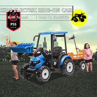 Nouvelle Voiture Électrique de Ferme en Plastique à Batterie 2025 pour Enfants de 5 à 7 Ans avec Télécommande et Seau de Toit