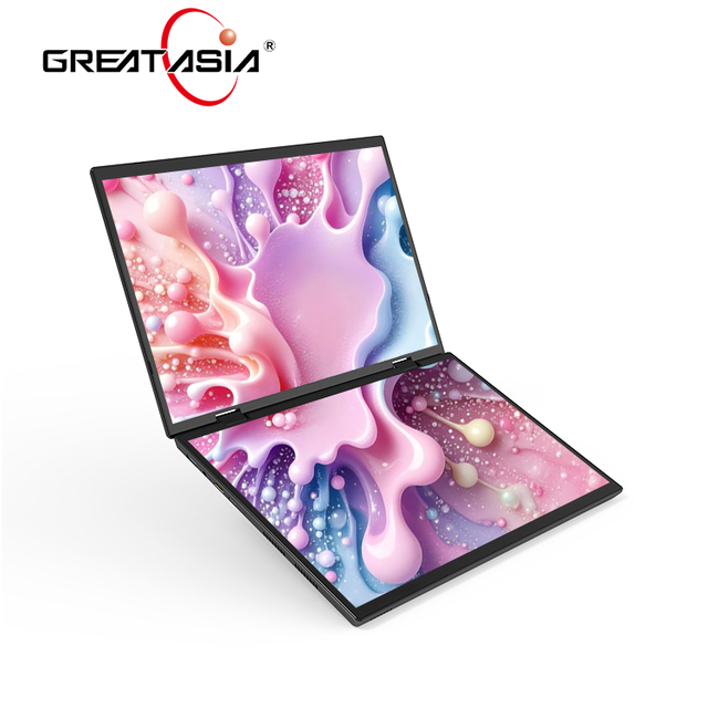 2025 New 14+14 Inch Yoga Dual Screen Touch Laptop 360 Rotatable Intel N95 Dual Core 16GB RAM 512GB SSD Win 11 Business English