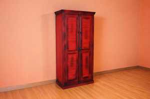 مصنوعة من سبع أرفف عالية الجودة خزانة ملابس من القماش قضيب اثنين من الأدراج بوابات أبواب حديدية مقابض ريفي ساحرة - Product Image 2