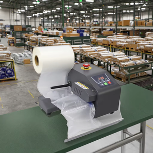 High Performance Automatic LA300 No Belt Air Cushion Bag Film Air Pillow Wrap Maker Cushion Packaging <strong>Machine</strong> - Product Image 1