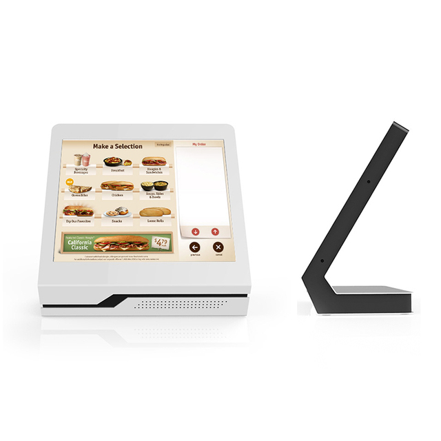 19 Inch Self Touch Screen Android Kiosk Countertop Interactive Kiosk Information Display Kiosk