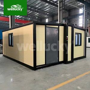 Pequeña Casa Contenedor Plegable <span class=keywords><strong>de</strong></span> 20 Pies con Certificación CE, Instalación Rápida, Ahorro <span class=keywords><strong>de</strong></span> Espacio, Edificio Modular Prefabricado para Oficina o Dormitorio - Product Image 1