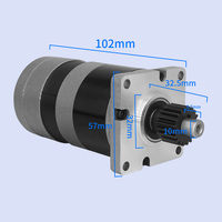Moteur CC sans balais RB 57 mm, haute puissance, couple élevé, 1100 mN.m, 12 V 24 V, BLDC circulaire