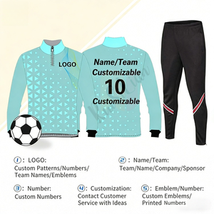 Футбольные тренировочные костюмы (худи на молнии) для клубов: высокое качество, оптовые цены, для болельщиков и игроков - Product Image 2