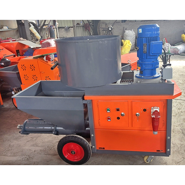 Mortar Spray Machines Waterproof Coating Putty With Pump Motor Engine-Efficient Painting