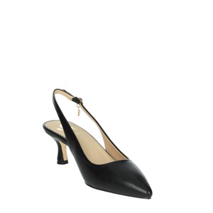 Gp587 scarpe con tacco alto con Slingback nero sandalo da sposa con chiusura Slip-On a punta 3cm tacco gattino sottile - Product Image 5