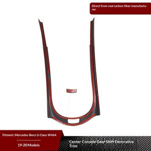 Pièces intérieures modifiées en fibre de carbone de bonne qualité, cadre décoratif du panneau de commande central du levier de vitesses pour Mercedes Benz G 19-22 - Product Image 3