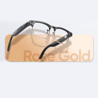 Lunettes Intelligentes Kuajing AI G1 : Nouveau Modèle Semi-Cerclé Style Affaires avec Caméra HD 800W et Traduction en Temps Réel pour la Connectivité