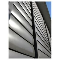 Hochwertiges Aluminium-Lamellenfenster mit Argonfüllung und Dreifachverglasung aus Eisenarmem Glas für Bungalows