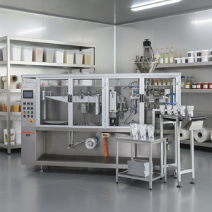 Máquina Automática de Envasado Horizontal HFFS para Bolsas Planas con Cierre, de Grado Alimenticio, Accionada por Motor - Product Image 1