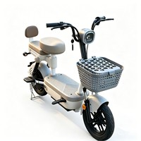 Smpllo Vélo Miniature Urbain Économique avec Moteur 400W, Vitesse Maximale 30km/h (3 Vitesses), Batterie au Lithium 48V 20A Amovible / Batterie au Plomb-Acide