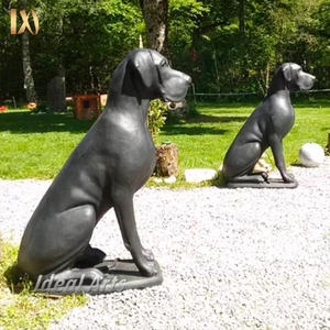 Estatuas de <span class=keywords><strong>Perro</strong></span> Faraón de Bronce a Tamaño Real, Venta al Por Mayor, Directo de Fábrica, Esculturas para Jardín Exterior - Product Image 5