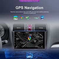 Podofo 9 "Rotation 1 Din Android Autoradio 2 + 64G Single Din Voiture Stéréo CarPlay & Android Auto GPS WIFI Vente en gros