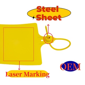 HS-PS6005 verzegelde plastic verzegelingsetiketten, plastic nummering op maat, veiligheidsplastic verzegelingen - Product Image 3
