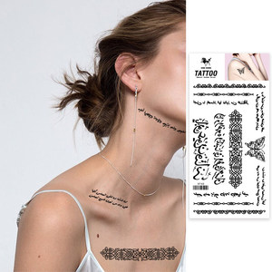 Adesivo personalizzato per il corpo <span class=keywords><strong>Tatoo</strong></span> Sexy impermeabile amore cuore tatuaggi temporanei arti - Product Image 2
