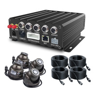 Système de surveillance de véhicule de vente chaude 360 Dash Cam DVR pour voitures bus camions avec logiciel intelligent CMSV6 enregistreur vidéo de boîte noire