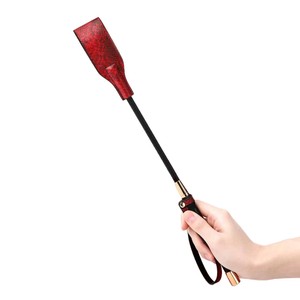 Juguetes Sexuales, Látigo con Estampado de Serpiente, Cuero Negro, Accesorio para Juegos de Rol SM, Dominación Apasionada, Juguete para Adultos - Product Image 4