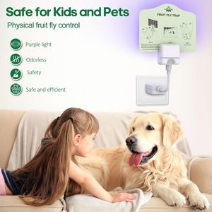 Trong Nhà Trái cây bay bẫy Vàng keo thẻ cắm kiểm soát ánh sáng bay côn trùng Bug Catcher Đối với trang chủ sử dụng chụp houseflies - Product Image 2