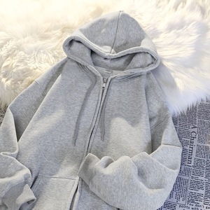 Factory Wholesale Winter Solid Color Men's Hooded Fleece <strong>Large</strong> Size Sweater Breathable Quick-Dry Heavy Loose-Fit <strong>Hoodies</strong> - Product Image 1