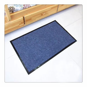 Tapis de porte anti-dérapant rayé intérieur/extérieur Dirt Trapper Tapis d'entrée anti-poussière Paillasson de porte d'entrée avec fonction de grattage - Product Image 5