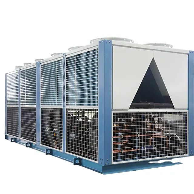 60Ton مبرد صناعي الثلاجة مخصصة تبريد الهواء التمرير الهواء أداة تبريد مياه مبردة