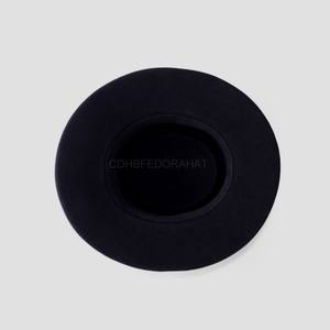 <span class=keywords><strong>Feutre</strong></span> noir hommes chapeaux <span class=keywords><strong>crayon</strong></span> bord <span class=keywords><strong>large</strong></span> 100% pure laine australienne hommes <span class=keywords><strong>crayon</strong></span> rouleau bord chapeau - Product Image 4