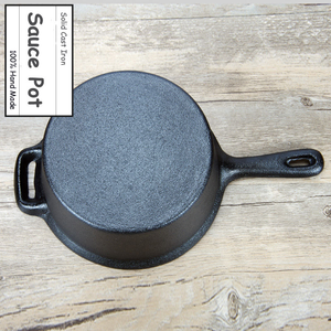 <span class=keywords><strong>Casserole</strong></span> en fonte de 2 pintes, <span class=keywords><strong>casserole</strong></span> en fonte avec couvercle et poignée en boucle, ustensiles de cuisine de camping et <span class=keywords><strong>casserole</strong></span> noire - Product Image 3