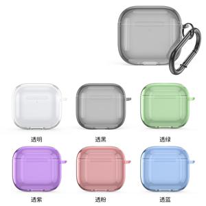 Compatible avec les nouveaux AirPods 4 d'Apple 2024, nouvelle coque transparente simple en TPU pour écouteurs sans fil, protection - Product Image 2