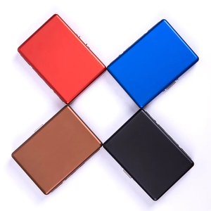 Ea222 Không Gỉ Tùy Chỉnh Thuốc Lá Trường Hợp Kim Loại Hộp Nhỏ Sang Trọng Stash Mini Cứng Chủ Tín Dụng Lash Không Thấm Nước Thẻ Bảo Vệ Trường Hợp - Product Image 4