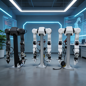 Plataforma Robótica de Doble Brazo con IA Incorporada, Sistema de Entrenamiento en Robótica Compatible con ROS, Manipulación para Investigación y Desarrollo, Robot de Investigación - Product Image 3