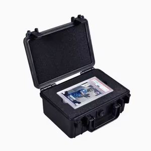 FX Factory Direct Black Waterproof Plastic Graded Card Case Storage Display Box Silk-Screen <b>Printing</b> Custom Logo Acrylic Hanger - Product Image 2