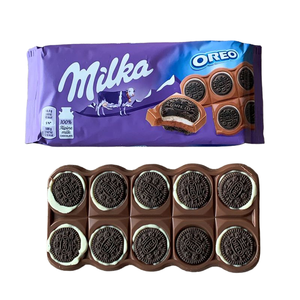 ขนมช็อกโกแลตยุโรป มิลก้า โอรีโอ ครัมเบิ้ลแซนวิช อัลบิส มิลค์ซอร์ส ฮาเซลนัทช็อกโกแลต รสชาติพิเศษระดับนานาชาติ - Product Image 3