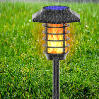 Lampe de jardin OEM étanche IP65 scintillement dansant faux feu flamme torches lampe extérieure LED solaire étincelle flamme jardin veilleuse