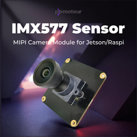 Module de caméra MIPI 12MP IMX577 4K 60FPS Ultra HD avec capteur CMOS 1/2.3" et reconnaissance faciale pour NVIDIA Jetson Nano/NX et Raspberry Pi