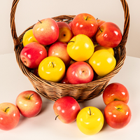 Realistiche kleurrijke milieuvriendelijke lichtgewicht kunstmatige fruit- en groenten van schuim voor thuis, feestjes, supermarkten, Thanksgiving en Kerstmis