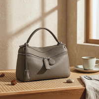 Sacs à main et sacs à bandoulière pour femmes en cuir véritable JY-05, style professionnel pour les trajets domicile-travail, logo personnalisable, élégant et luxueux