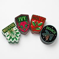 Individuelle Weihnachtsdekoration Aufkleber Wasserfest UV-Beständig Vinyl Gestanzte Aufkleber Feiertagsgeschenk-Etiketten für Scrapbooking Geschenke