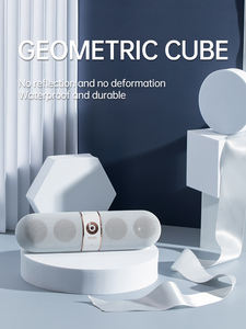 8 pezzi Set di oggetti di scena per foto con cubo geometrico foto sfondo per gioielli cibo bevande cosmetici trucco puntelli per tiro - Product Image 3