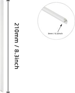 Pajita de PLA Ecológica, Biodegradable, Compostable, de Grado Alimenticio, con Logotipo Personalizado Impreso, Pajita Blanca de PLA para Beber - Product Image 4