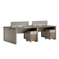 Postes de travail modulaires contemporains très demandés pour studios commerciaux, avec panneaux en bois, pour usage en atelier