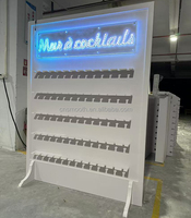 Support mural en acrylique pour verres à champagne, idéal pour les décorations de mariage et événements festifs