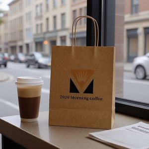 Bolsas de Papel Kraft Personalizadas para Envasado de Alimentos, Impresión de Logotipo Personalizado, Diseño Ecológico y Resistente - Product Image 1