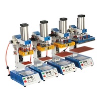Presse à chaud semi-automatique pour sublimation de logos en silicone 15x20cm, imprimante multicolore pour t-shirts