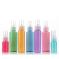Flacon pulvérisateur cylindrique style macaron 10ml 30ml 50ml, atomiseur à brume fine, emballage cosmétique, recharge de voyage