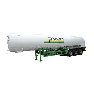Trailer transport tanker nitrogen oksigen cair