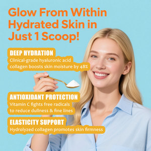 คอลลาเจนโซเดียมไฮยาลูโรเนตผงวิตามินซีผลิตภัณฑ์เสริมผิวธรรมชาติซองแป้งวิตามินซี - Product Image 3