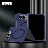 Étui de téléphone magnétique anti-traces de doigts de luxe, ultra-fin, pliable, pour iPhone Duo, nouvelle coque de protection