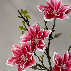 Rama Artificial de Magnolia de 75 cm, Flor Artificial para Decoración de Bodas, Hoteles, Hogares y Exhibiciones Comerciales - Product Image 3